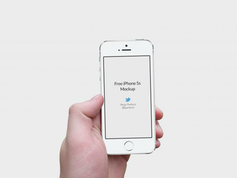 iPad iPhone 5s Mockups Template Psd Vector Icons