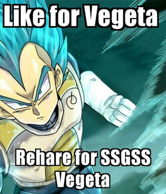 Like For Vegeta Rehare Ssgss Keep Calm And Carry On Image