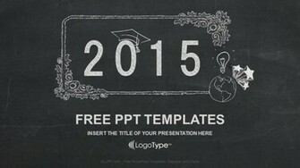Happy New Year In Blackboard Ppt Templates