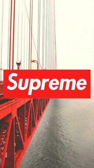 Supreme iPhone Wallpaper Top Background
