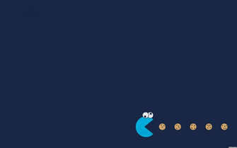 Cookie Monster Pac Man X In High Quality Wallpaper Desktop
