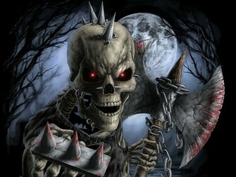 Dark Skeleton Wallpaper