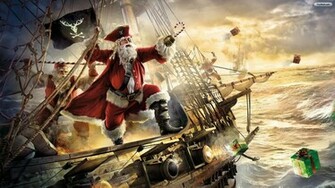 Santa Claus Merry Christmas Wallpaper