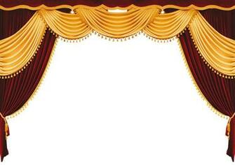 Theatre Stage Curtain Powerpoint Background Ppt