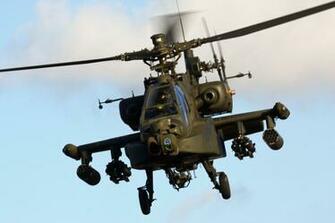 Ah Apache Attack Helicopter Army Military Weapon Wallpaper