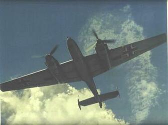 Me110 Plane German World War Colour Wallpaper