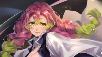 Mitsuri Kanroji Kimetsu No Yaiba 4k Wallpaper