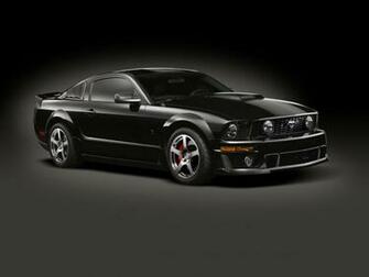 Ford Mustang Gt Black Wallpaper