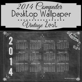Computer Desktop Wallpaper A Chalkboard Calendar
