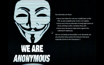 Anonymous Video For Sony We Are