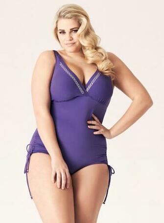 Plus Size Swimwear One Piece Swimsuits HD Wallpaper
