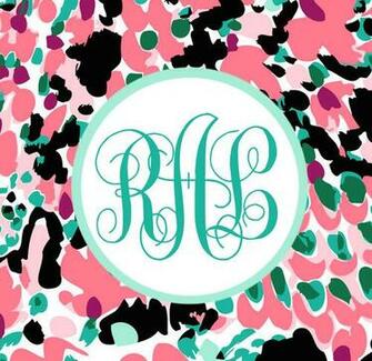 Monogrammed Background