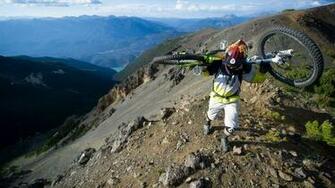 Mountain Bike Action Wallpaper High Definition