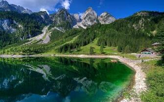 Gosauseen Are Three Lakes In The South Western Part Of