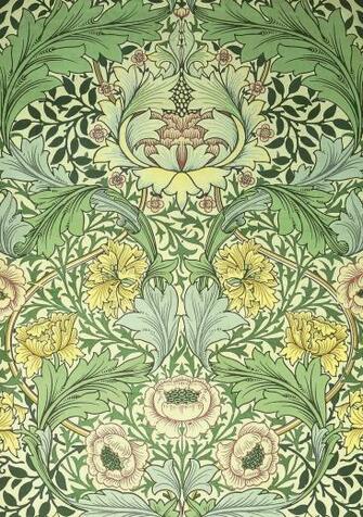 William Morris Pre Raphaelite Designer Wallpaper