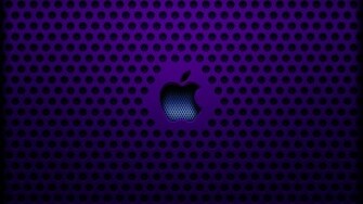 Purple Metal Apple Wallpaper