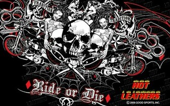 Biker Wallpaper And Motorcycle Desktops Skull 2nd