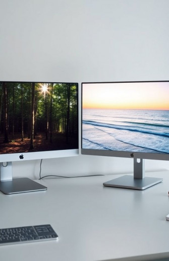 Dual Monitor Space Wallpaper