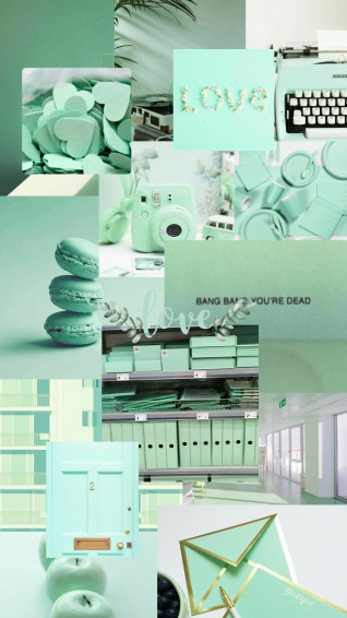Mint Green Aesthetic Wallpaper