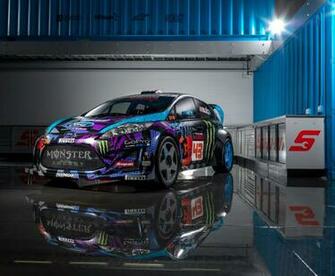 Gymkhana Ford Fiesta Wrc Rally Car Hoonigan Wallpaper