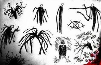 Slender Man Sketches By Cryptdidical