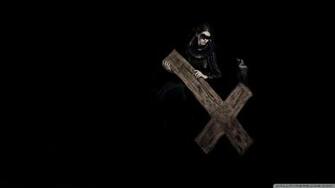 Girl With The Cross Wallpaper