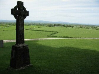 Irish Celtic Cross Wallpaper