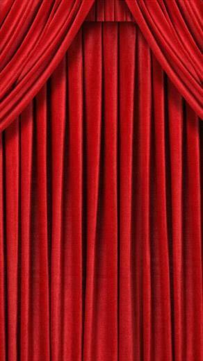 Red Curtain Background Wallpaper