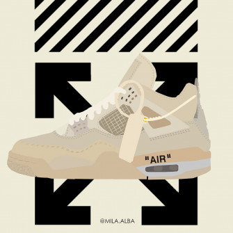 Air Jordan X Offwhite Sail