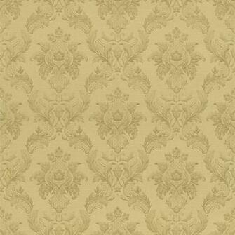 Gold Damask Silk Vincent Mirage Wallpaper
