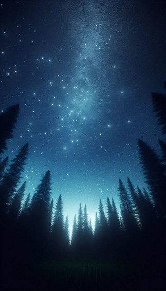 Starry Night Sky Wallpaper
