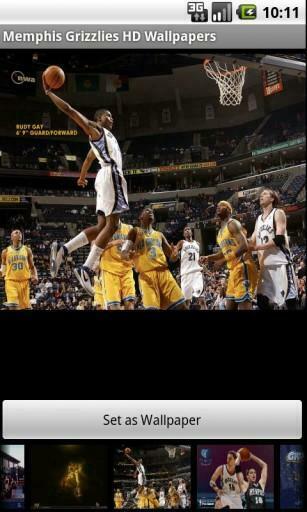 Bigger Memphis Grizzlies HD Wallpaper For Android Screenshot