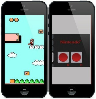 Bakgrunder Till iPhone Med Nintendo Tema