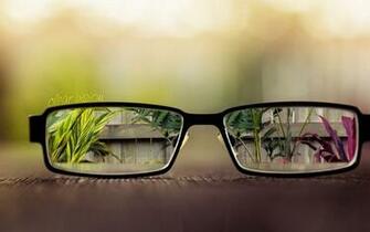 Flowers Glasses Mac Wallpaper