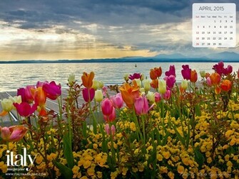 Wallpaper Calendar April Italy Magazine