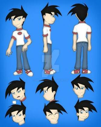 Danny Fenton Model Sheet Color By Sonicandshadowfan15