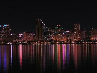 San Diego Night Skyline