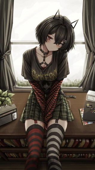 Anime Wallpaper On X Catherine The Goth Girl Original