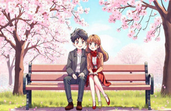Cute Anime Couple Wallpaper
