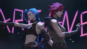 Jinx Vi Arcane Series Wallpaper iPhone Phone 4k 2880e
