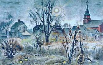 Wallpaper Charles Ephraim Burchfield December Sun Image