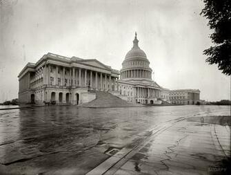 Dc Capital Washington Grayscale Wallpaper