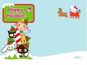 Christmas Wallpaper Sanrio