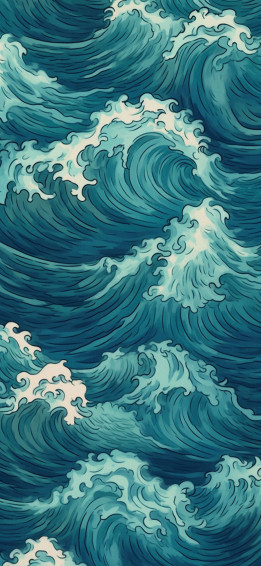 Blue Art Wallpaper