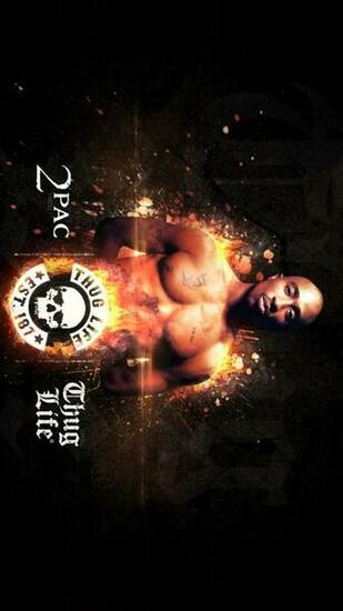 Tupac Amaru Shakur Galaxy S4 Wallpaper