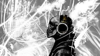 Wallpaper HD Skull Music X Widescreen