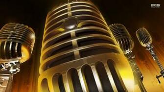 Microphone Imba Karatasi La Kupamba Ukuta