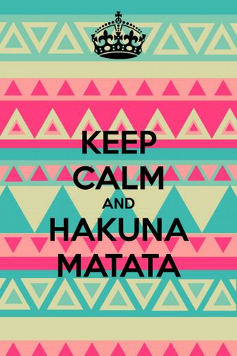 Hakuna Matata Tribal Background