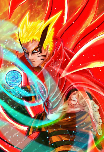 Naruto Baryon Mode By Artoframnismal And