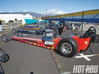 Drag Cars From The 50th Winternationals James Warren Slingshot